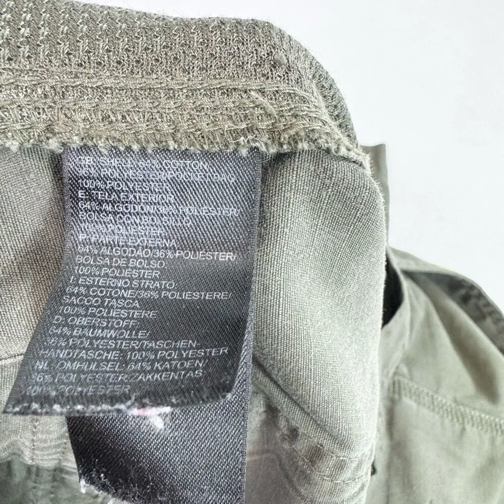 The North Face Shorts Mens 36 Regular Green‎ Cargo Hiking Olive Cotton